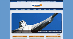 Desktop Screenshot of apasrj.com.br